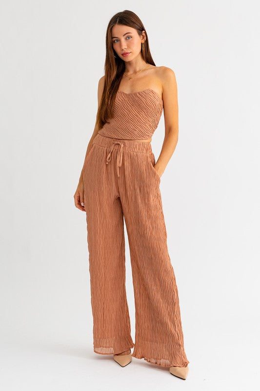 Athena Pleated Tube Top