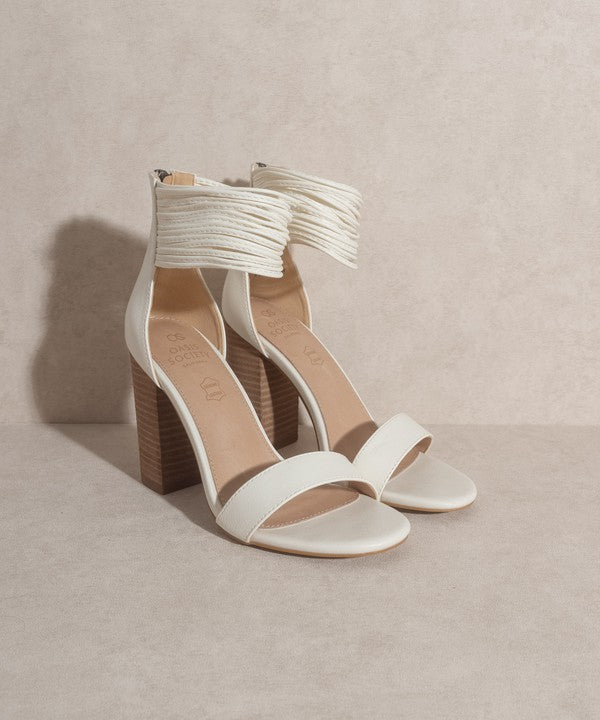 Blair Faux Leather Strappy Heeled Sandal