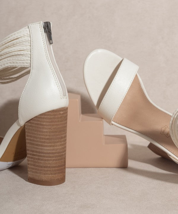 Blair Faux Leather Strappy Heeled Sandal