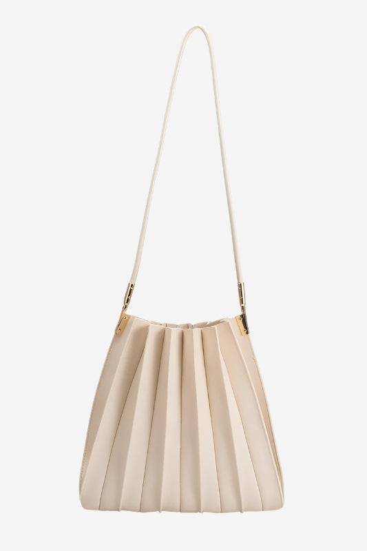 Melie Bianco Carrie Ivory Shoulder Bag