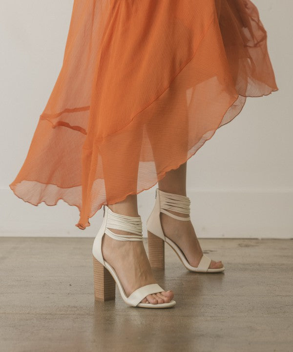 Blair Faux Leather Strappy Heeled Sandal