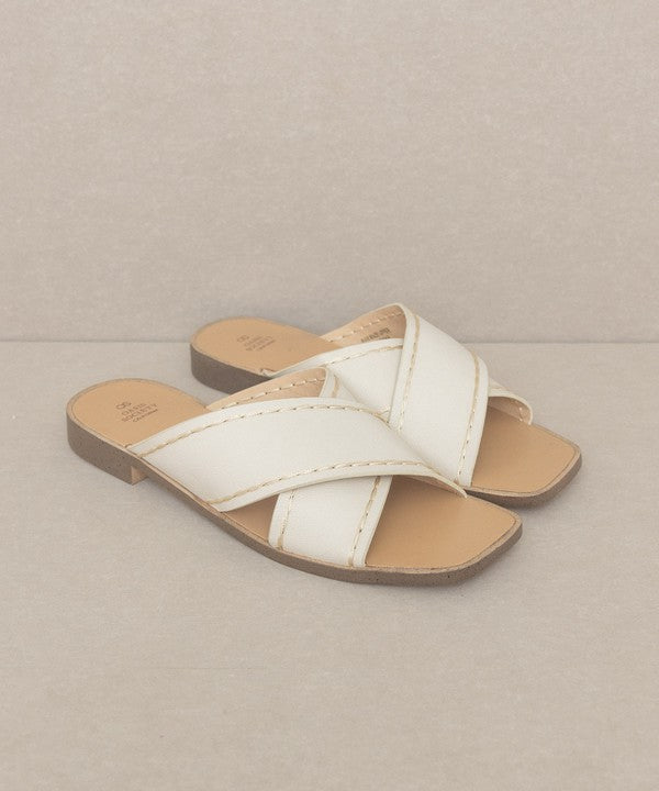 Stella Criss Cross Flat Sandal