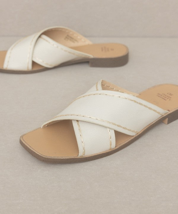 Stella Criss Cross Flat Sandal