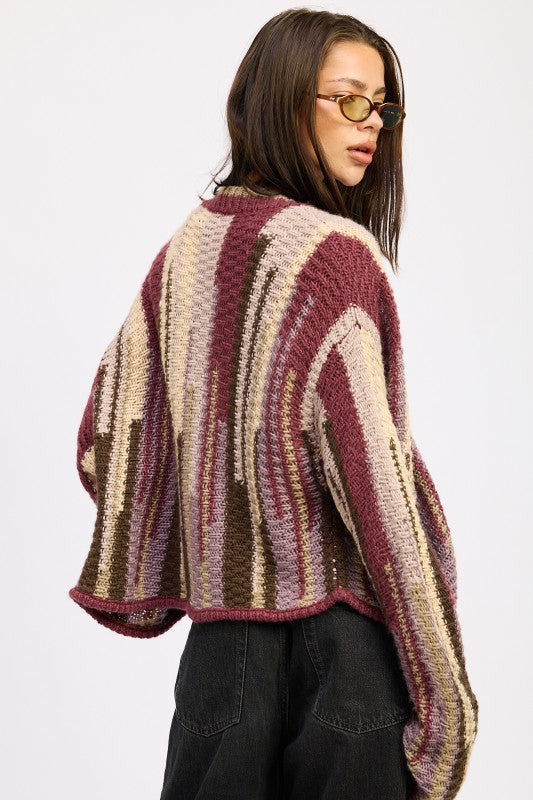 Cozy Clash Cardigan