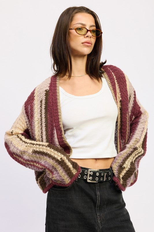 Cozy Clash Cardigan