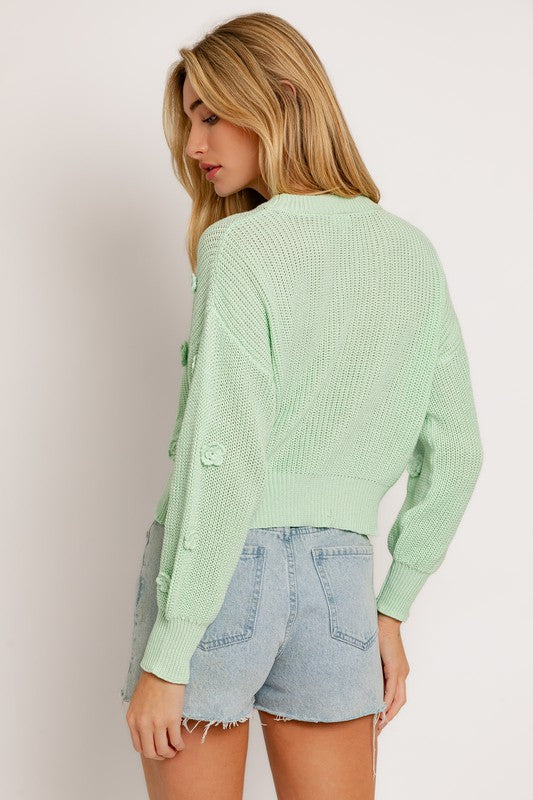 Flowers For Me Sweater