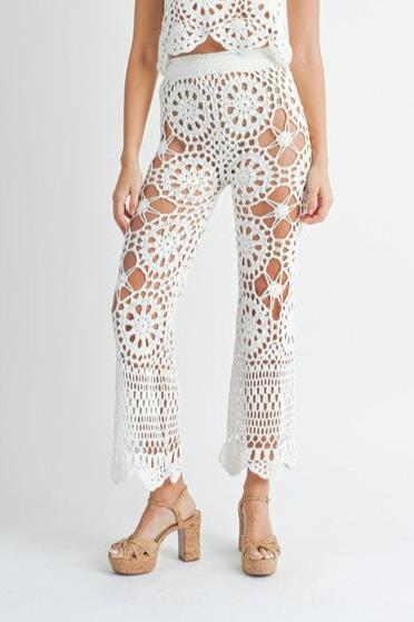 Main Character Moment Crochet Pants