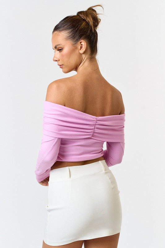 Elegant Off The Shoulder Top