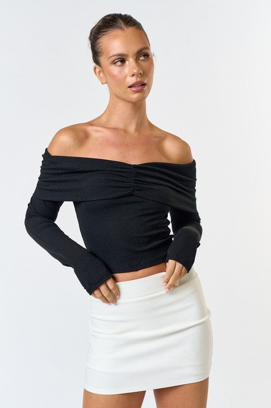 Elegant Off The Shoulder Top