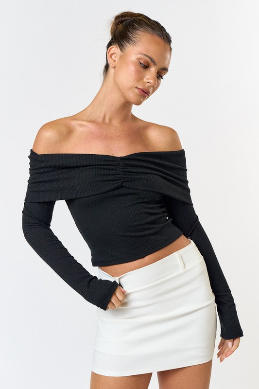 Elegant Off The Shoulder Top