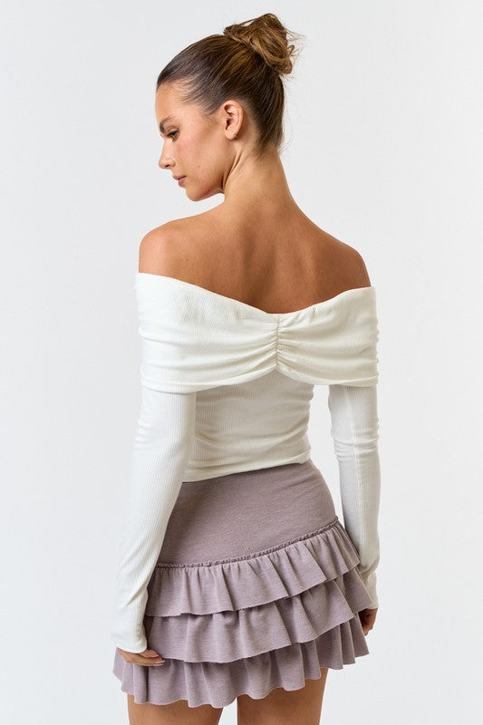 Elegant Off The Shoulder Top