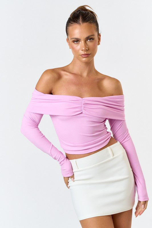 Elegant Off The Shoulder Top