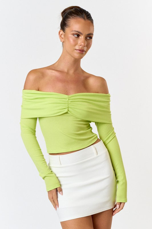 Elegant Off The Shoulder Top