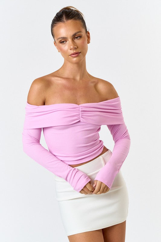 Elegant Off The Shoulder Top