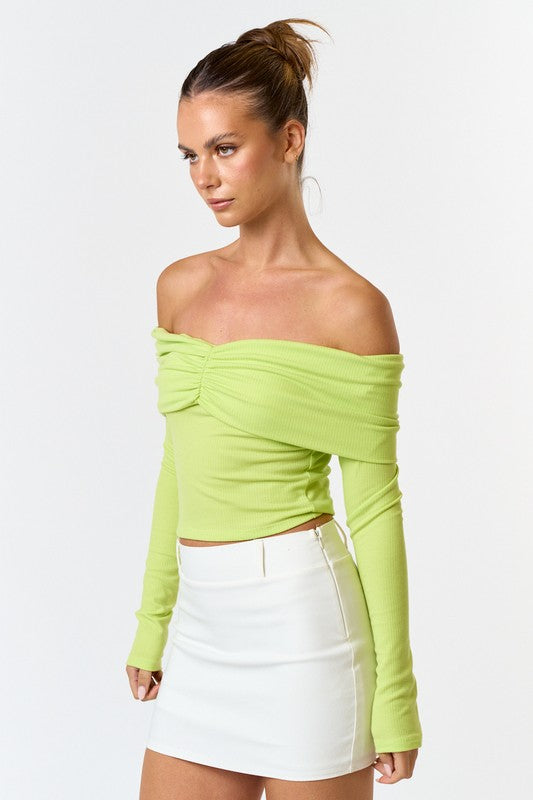 Elegant Off The Shoulder Top