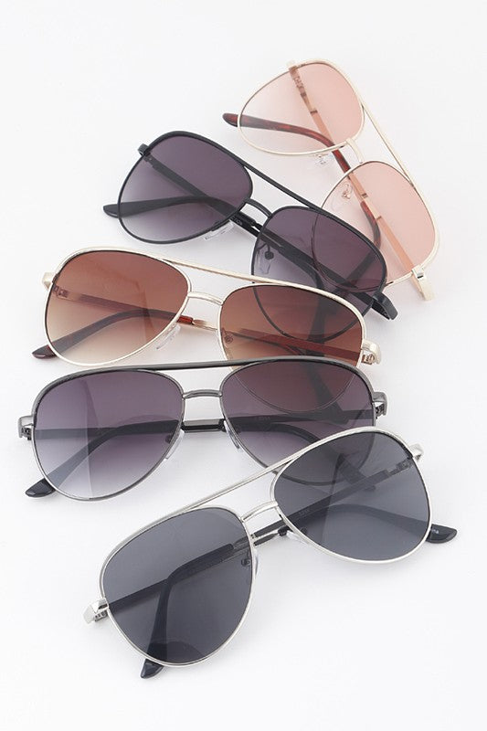 Brow Bar Aviator Sunglasses