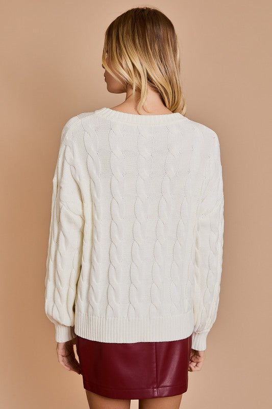 'Ho Ho Ho' Round Neck Christmas Sweater