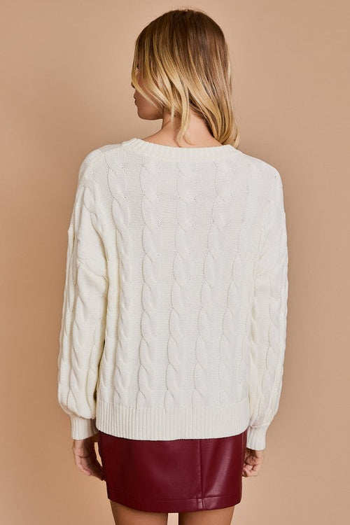 'Ho Ho Ho' Round Neck Christmas Sweater