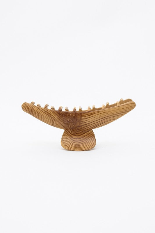 Wood Grain Hair Claw Clip