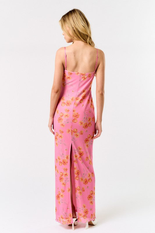 Floral Fantasy Lace Maxi Dress