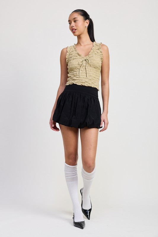 Cloud Break Sleeveless Top