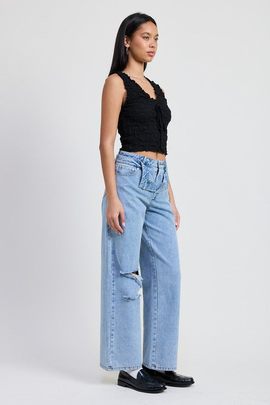 Cloud Break Sleeveless Top