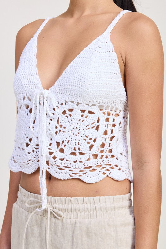 Boho Breeze Crochet Top