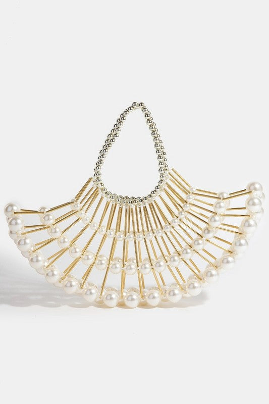 All Things Fancy Faux Pearl Mini Bag