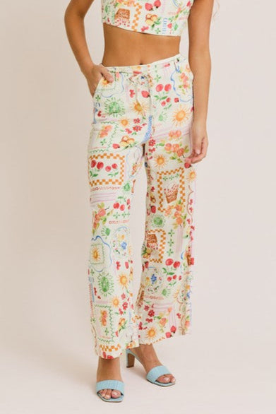 Portofino Summer Market Linen Pants