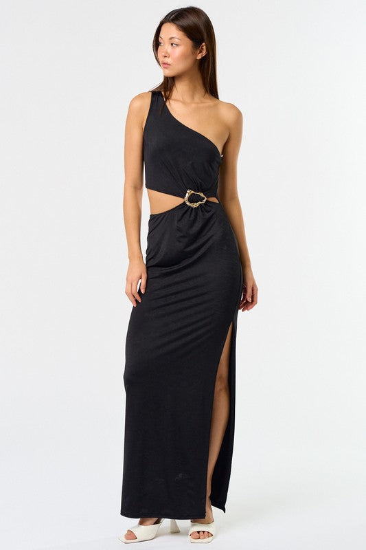 Amalfi Sunset One Shoulder Dress