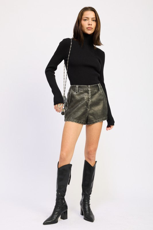 Back Talk Turtleneck Bodysuit