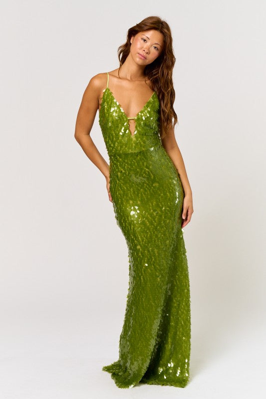 Envy Me Sequin Maxi Dress