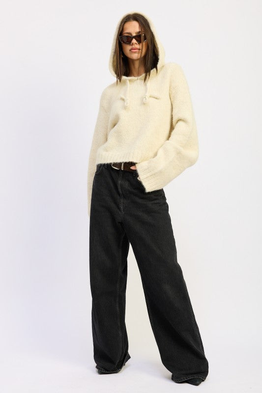 Aspen Fringe Drawstring Hoodie