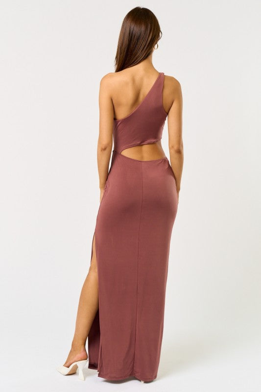 Amalfi Sunset One Shoulder Dress