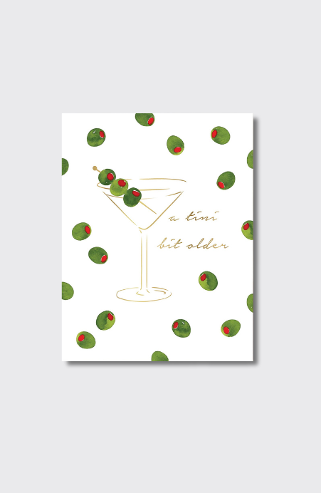 A Tini Bit Older Birthday Greeting Card