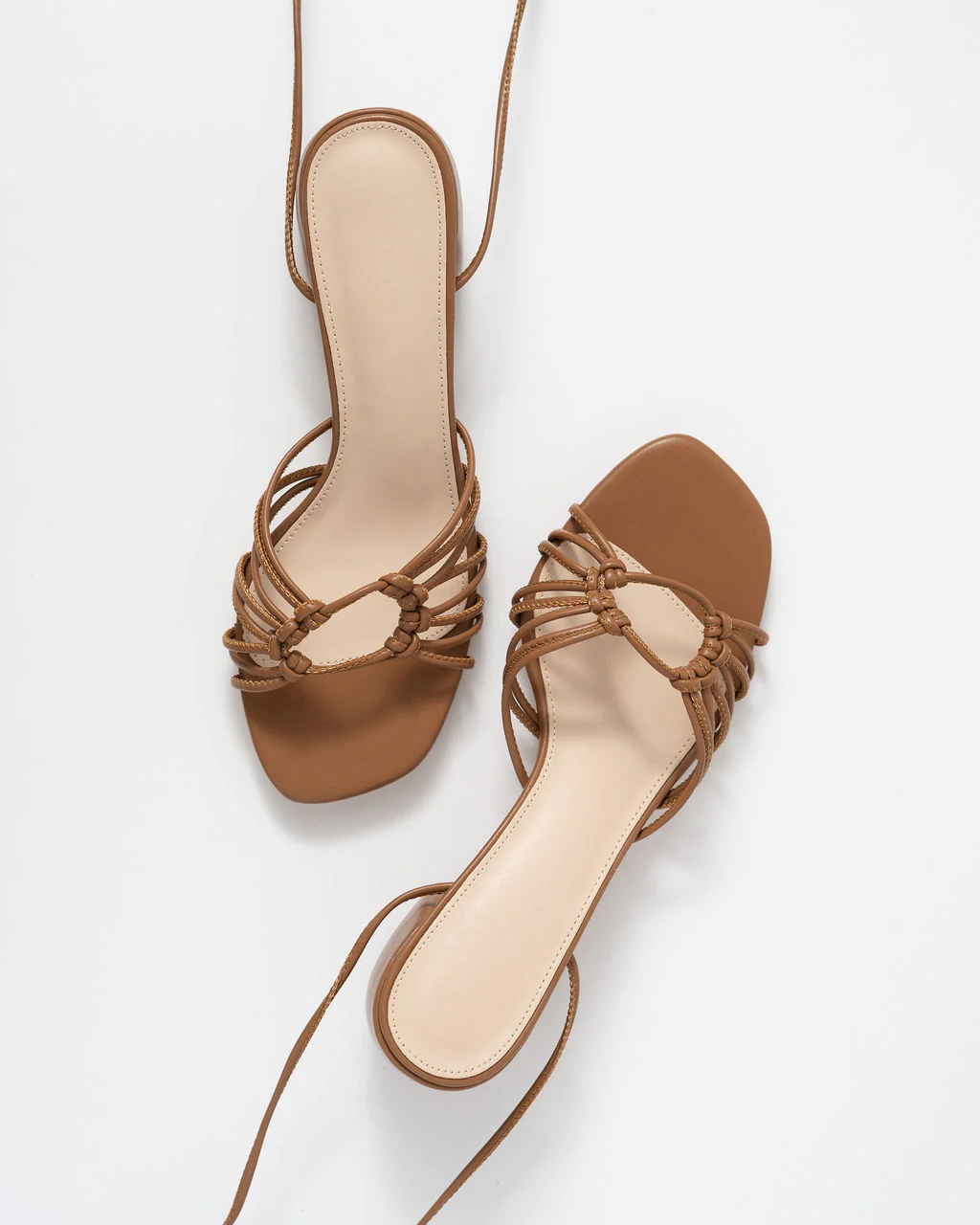 Celia Strappy Lace Up Heeled Sandal
